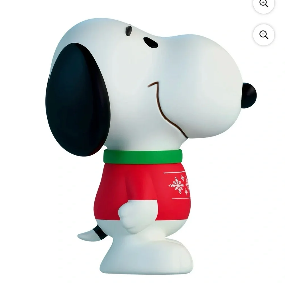 Peanuts Fun Fun Snoopy Snowflake in Festive Red and White Sweater (one pack)